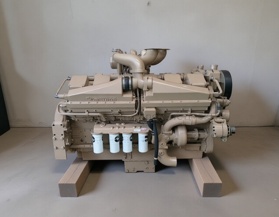 Дизельный двигатель Cummins KTA38-G14 в сборе